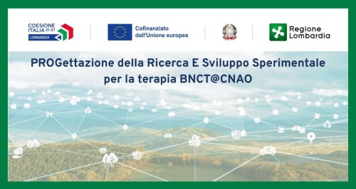 CNAO ottiene un finanziamento europeo per un nuovo progetto di Ricerca & Sviluppo