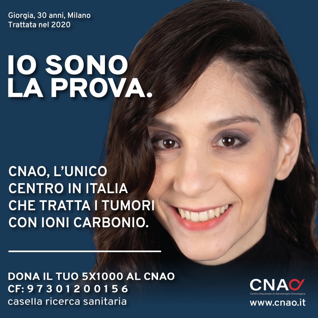 LA STORIA DI GIORGIA <br> È LA PROVA CHE <br> LA RICERCA PROGETTA IL DOMANI. <br>  AIUTACI A SCRIVERNE DI NUOVE.